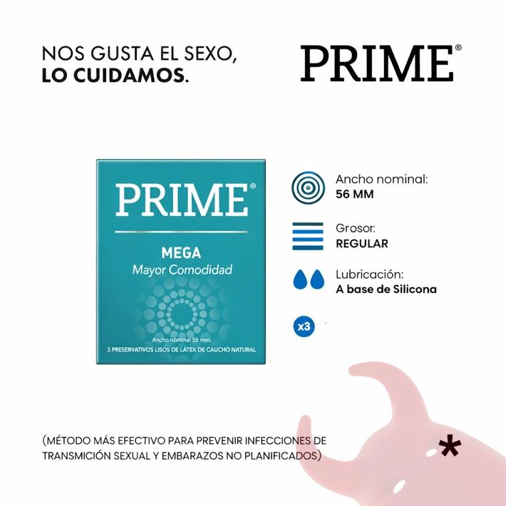 Preservativo Prime Mega